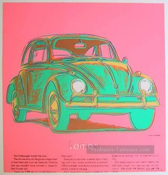 Volkswagen pink Andy Warhol Oil Paintings